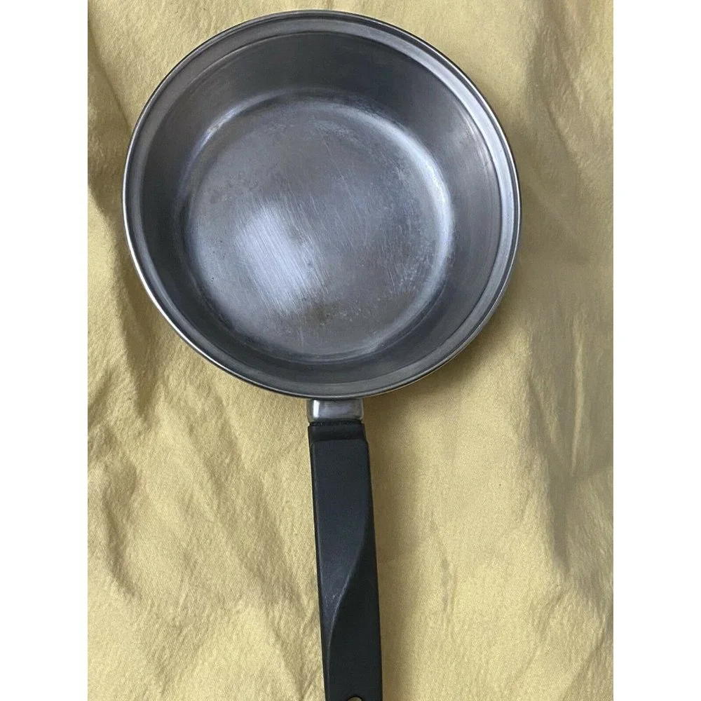 VINTAGE USA EKCO FLINT STAINLESS STEEL THICK COPPER BOTTOM CORE 7